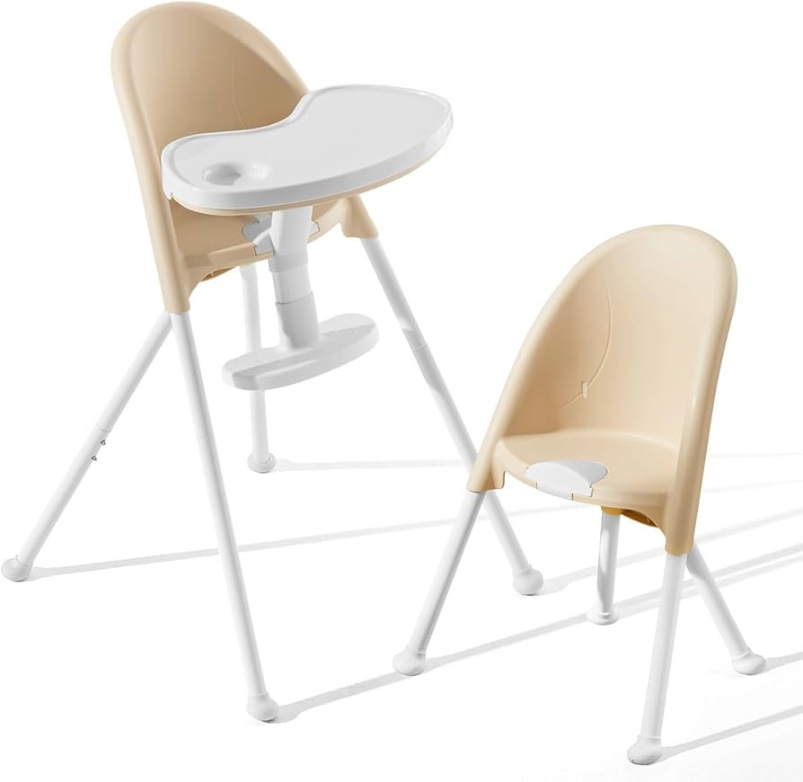 Funny Supply 3-in-1 Foldable High Chair, Portable & Convertible Baby High Chair, Modern Baby Feed... | Amazon (US)