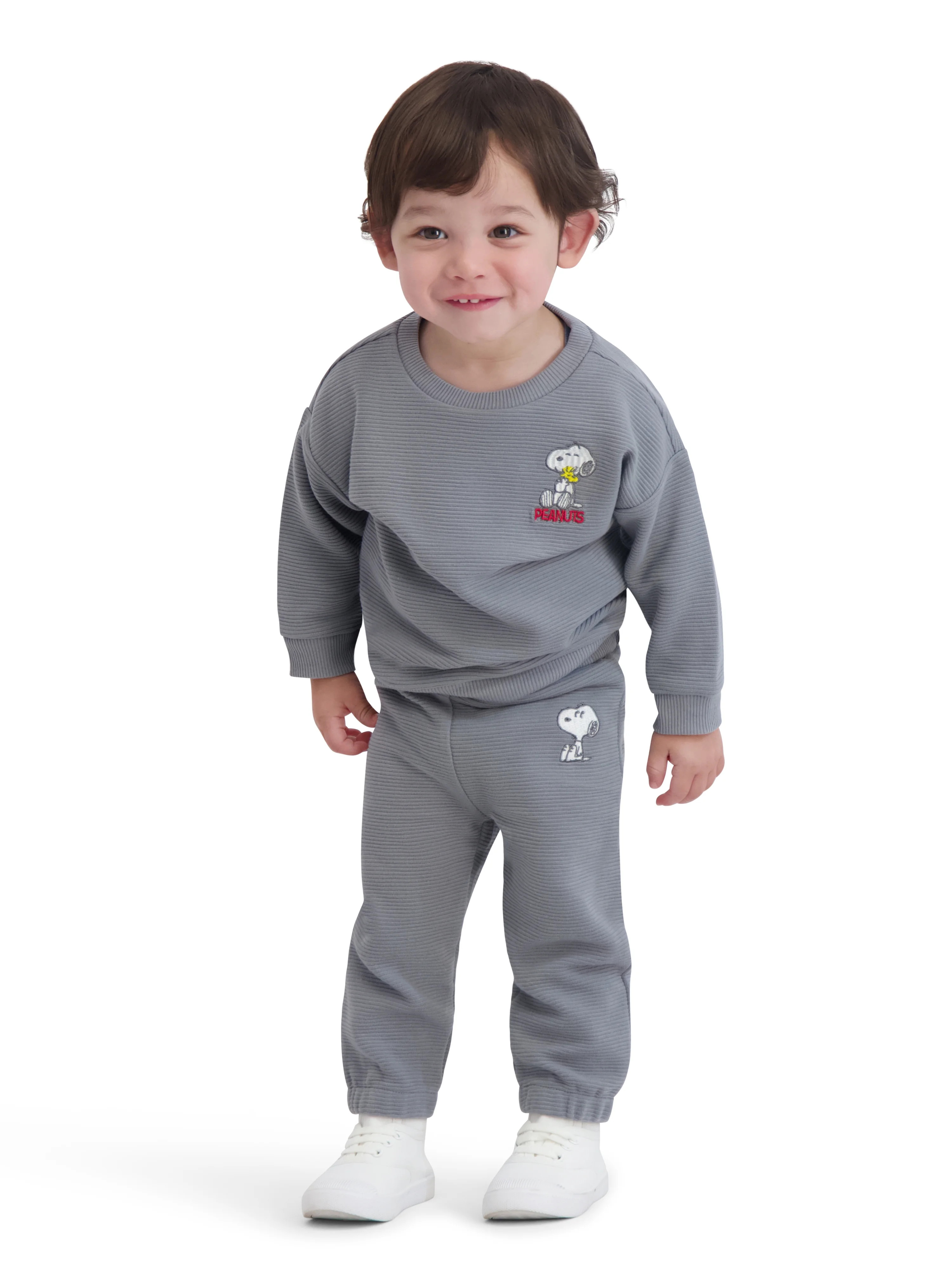 Snoopy Baby Boy 2 Piece Pant Set, Sizes 0/3 Months-24 Months | Walmart (US)