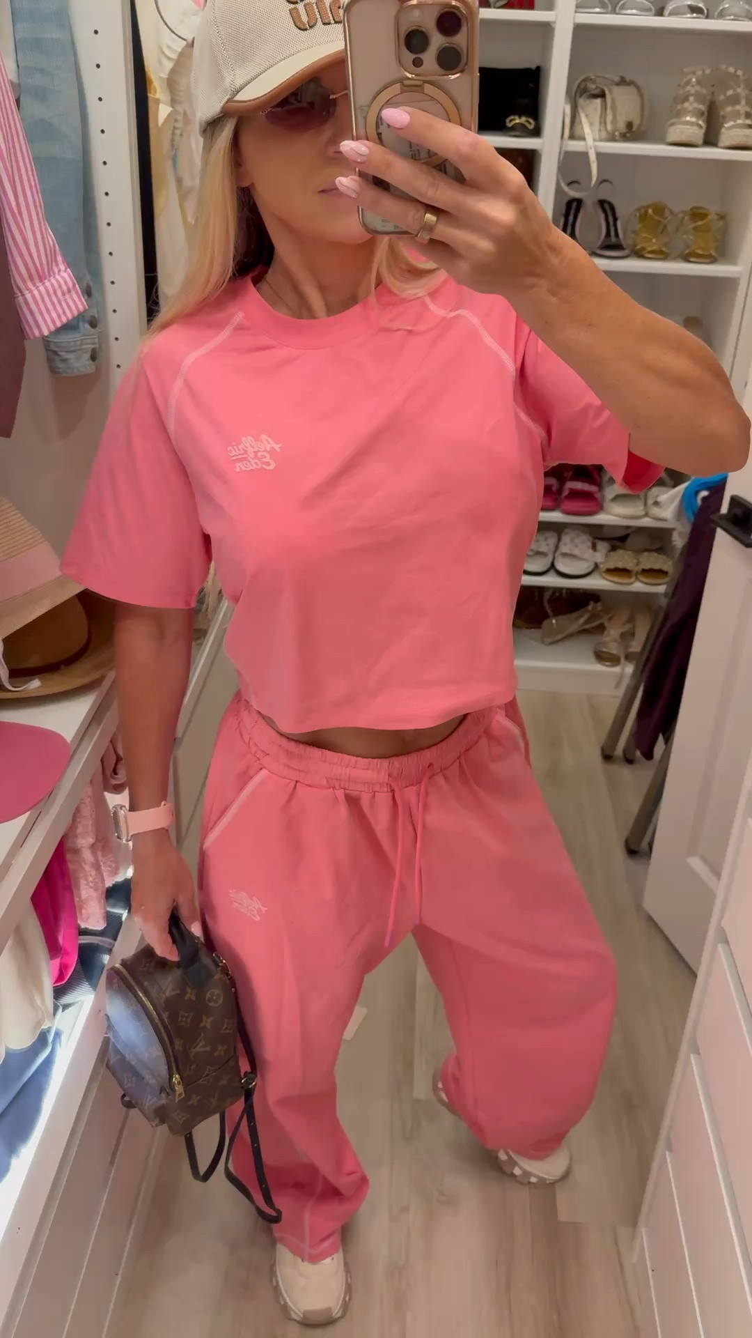 This Amazon set is giving me the perfect mix of comfy and styled 💕 The barrel shape on the pants is what makes it feel different from a basic lounge set, and I love that I can wear the pieces together or separately. Wearing size M.



barrel leg pants outfit, Amazon two piece set, casual matching set, pink lounge set, trendy pants outfit, comfy everyday clothes, travel set women, casual chic outfit, Amazon fashion find, relaxed outfit ideas

#LTKActive #LTKU #LTKTravel