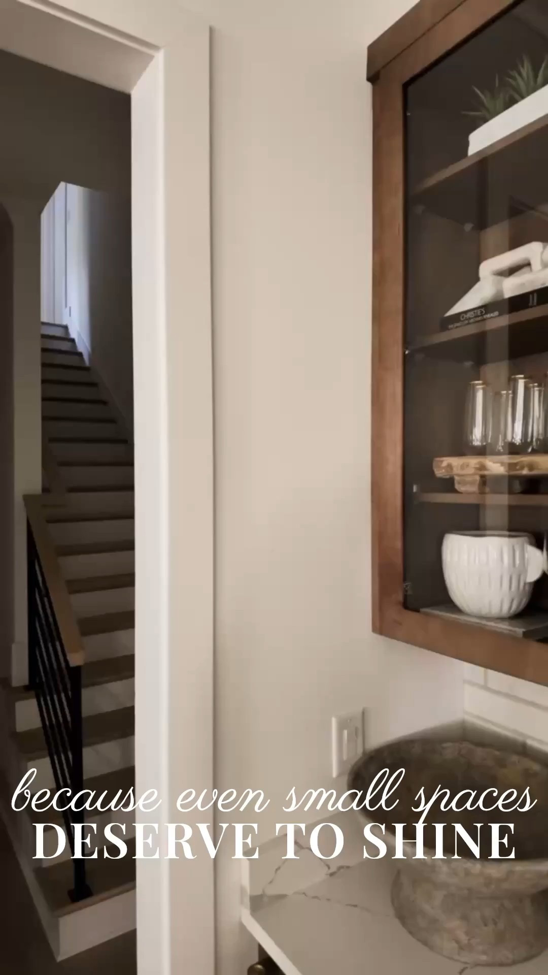 This Modern Classic bar area is proof that functionality can be beautiful — from the layered wood tones to the brass faucet and glass accents, every detail was intentionally designed.
A cozy corner that’s perfect for a quiet coffee or an evening glass of wine. 🍷

#porcheandco #modernclassic #barinspo #kitchendesign #neutralhome #interiorstyling #glasscabinet #warmtones #timelessdesign #modernclassicdecor #homedecorinspo #interiordesignlove

Do you want to bring our dreamy Modern Classic style interior design into your own home? 🏡 You’re in luck! Reserve our Online Interior Design packages today -> https://porcheandco.com/edesign ✨ We can’t wait to work with you & design your home with #porcheandco



#LTKFindsUnder100 #LTKSeasonal #LTKHome