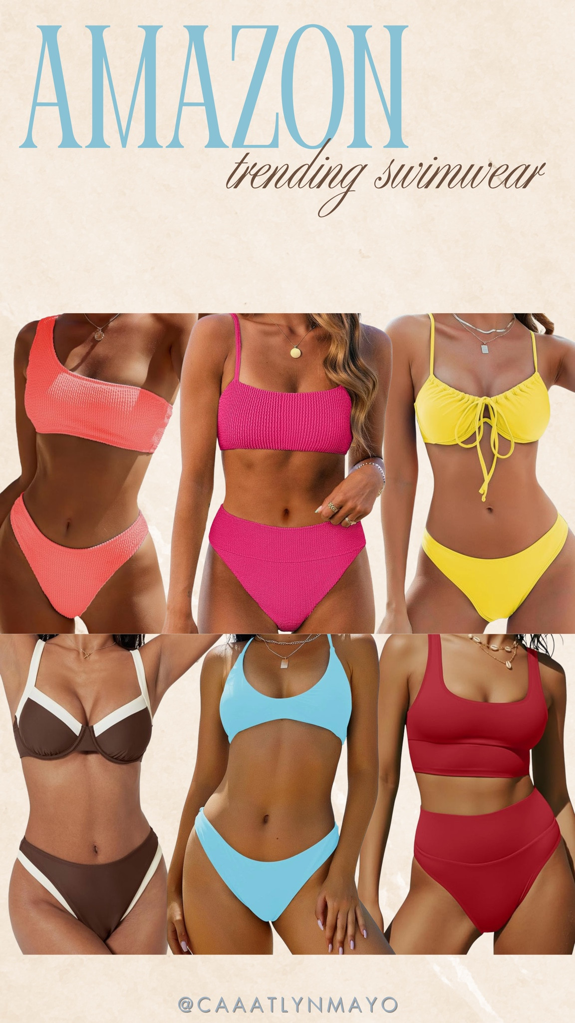 Ready for a stylish swim? Check out these trending bikinis from Amazon! Perfect for beach days and pool parties. #beachfashion #swimwearstyle #amazonshopping #founditonamazon

#LTKTravel #LTKSwim #LTKgrwm