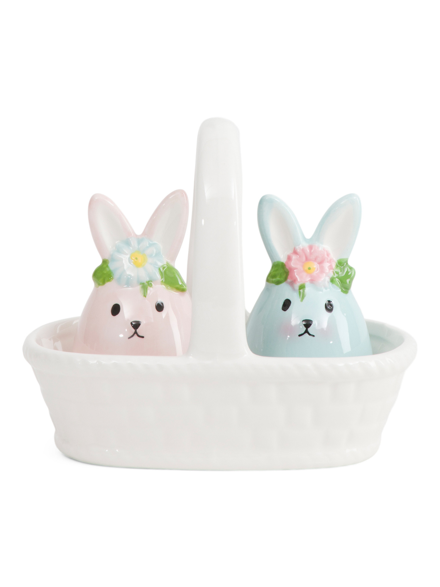 3pc Salt And Pepper Shakers With Flower Basket Set | Kitchen & Dining Room | Marshalls | Marshalls
