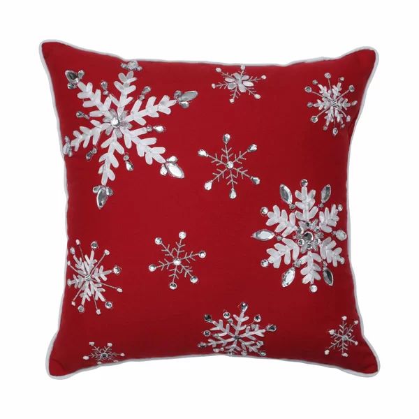 Simon Jeweled Christmas Throw Pillow | Wayfair North America