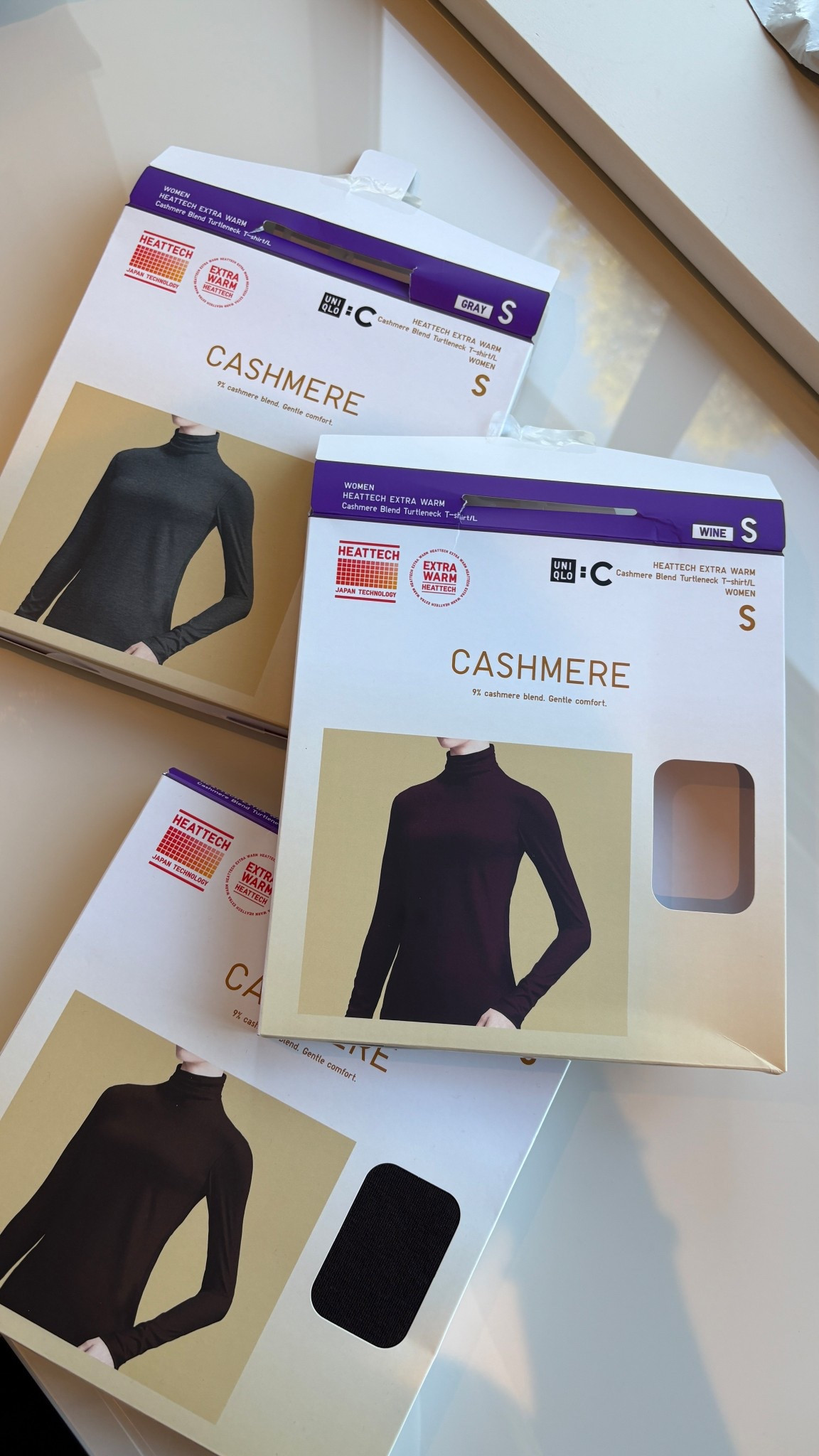 These are incredible!!!  Layered them under every outfit in Paris and kept me warm in the freezing temps. Looked good too. Kids wore theirs daily plus thermal leggings under jeans - ignore pics below they’re wrong I have brown, dark grey and burgundy 

#LTKwinter #LTKuk #LTKstyletip