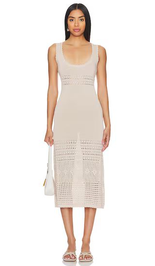 Reese Knit Midi in Dove | Revolve Clothing (Global)