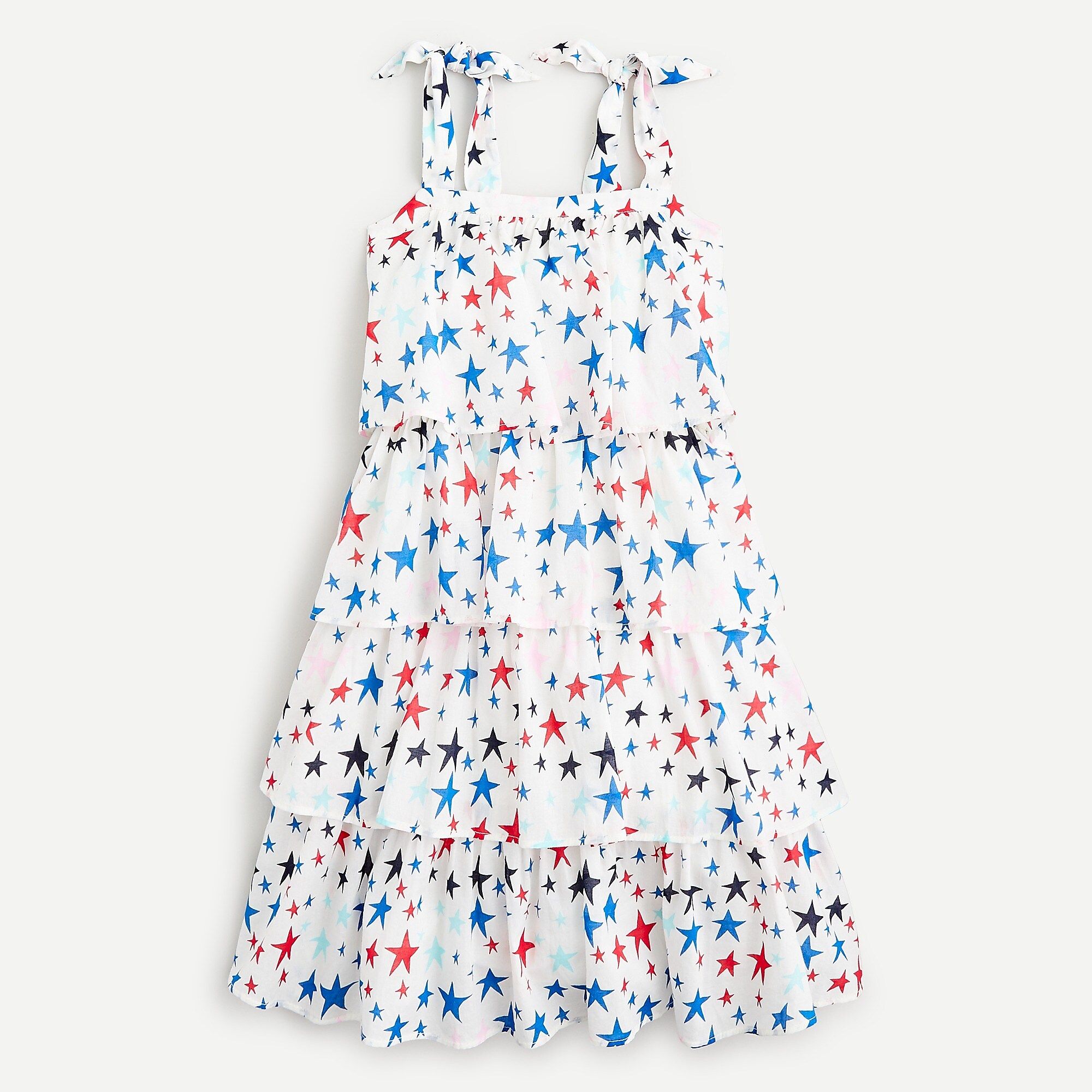 Girls' tiered dress in print | J.Crew US