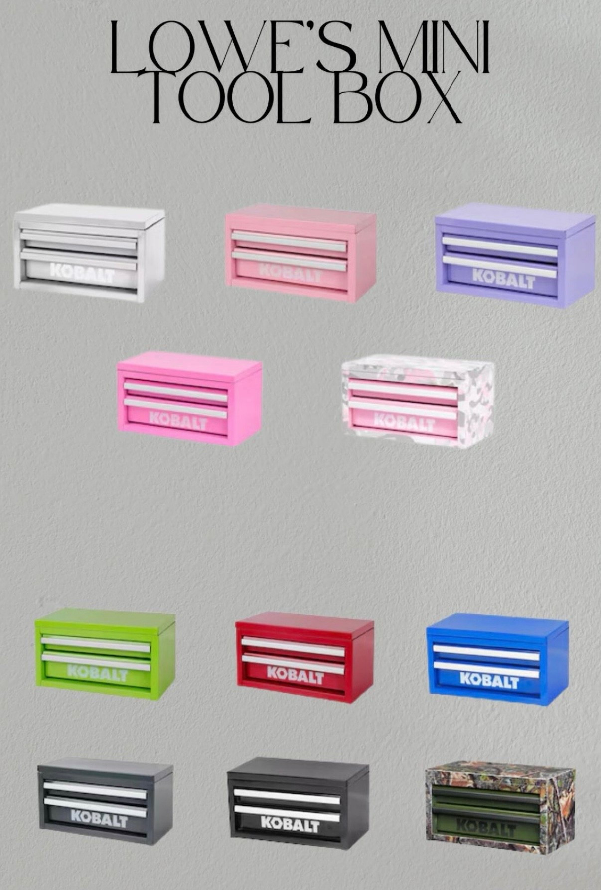 Loves these mini tool boxes for kids! We use ours to store tonies!

#LTKKids