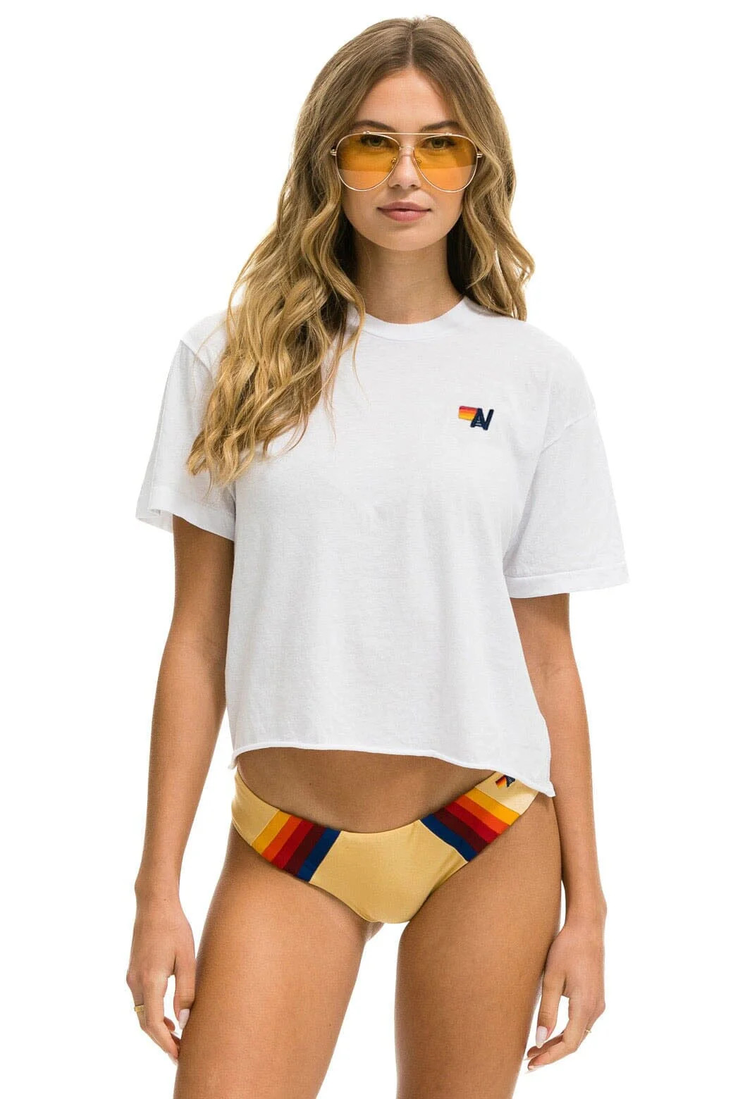 BASIC BOYFRIEND TEE - WHITE | Aviator Nation