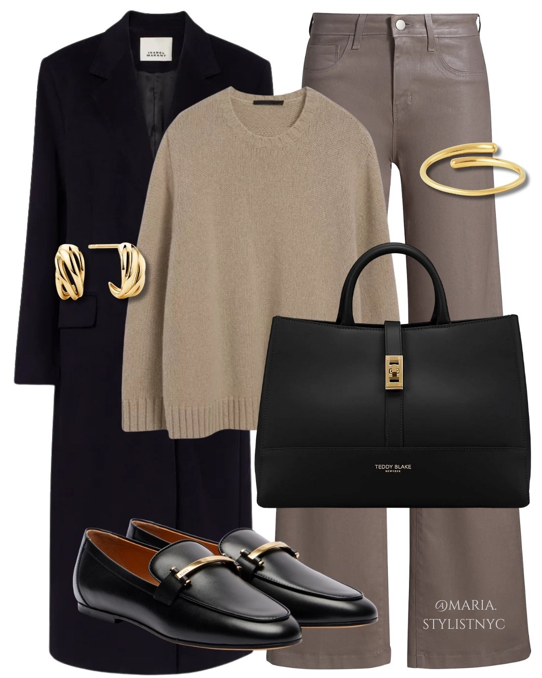 Black & Taupe outfit 🖤🤎✨
Taupe jeans, black coat, sweater, black loafers & tote bag 

#LTKSeasonal #LTKShoeCrush #LTKStyleTip