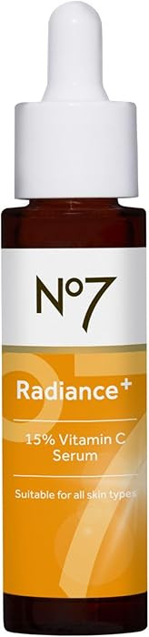 No7 Radiance+ 15% Vitamin C Serum - Radiance-Boosting Face Serum for Glowing Skin - Re-Energizing... | Amazon (US)