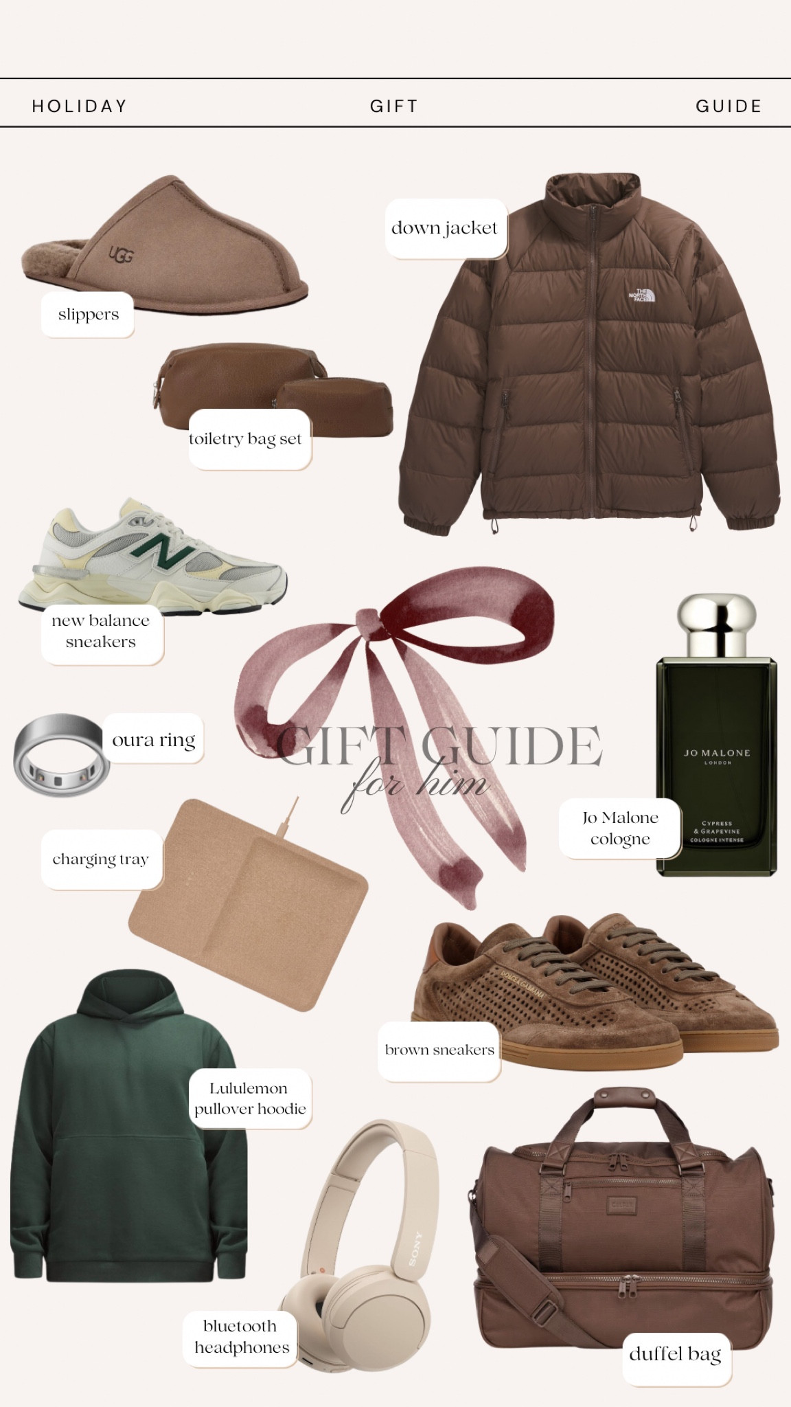 Gift guide for him 🤎 

Christmas 
Holiday gift guide 
Men 
Dad 
Brother 
Father 
Uncle 
Gifts for him 
Gift ideas 
Gifts 
Christmas gifts for him 

#LTKHoliday #LTKGiftGuide #LTKMens