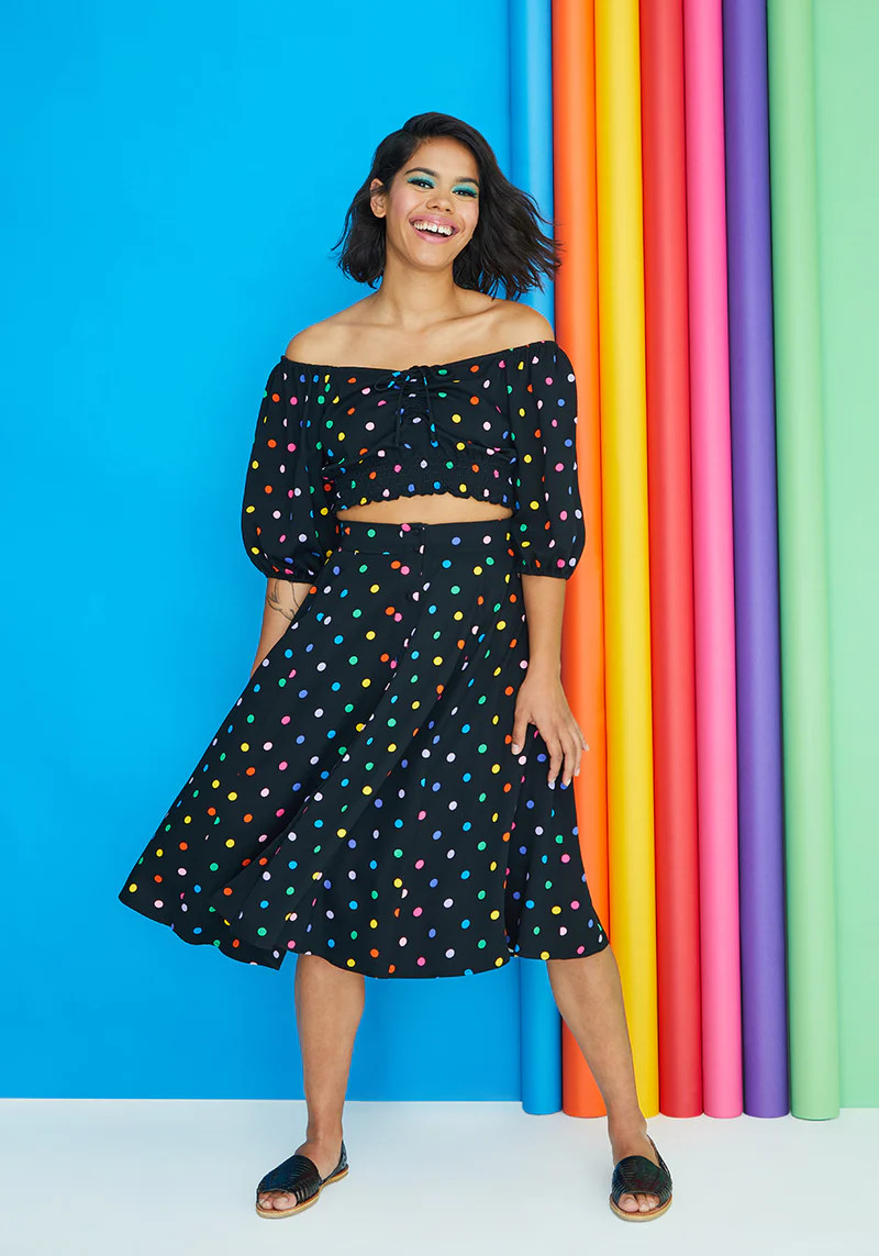 Rainbow Revival Midi Skirt | ModCloth