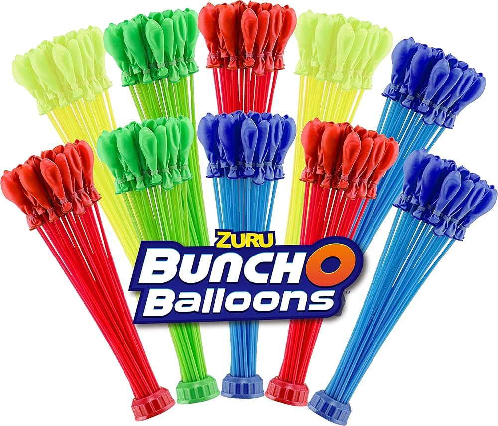 Bunch O Balloons Multi-Colored (10 Bunches) by ZURU, 350+ Rapid-Filling Self-Sealing Instant Wate... | Amazon (US)