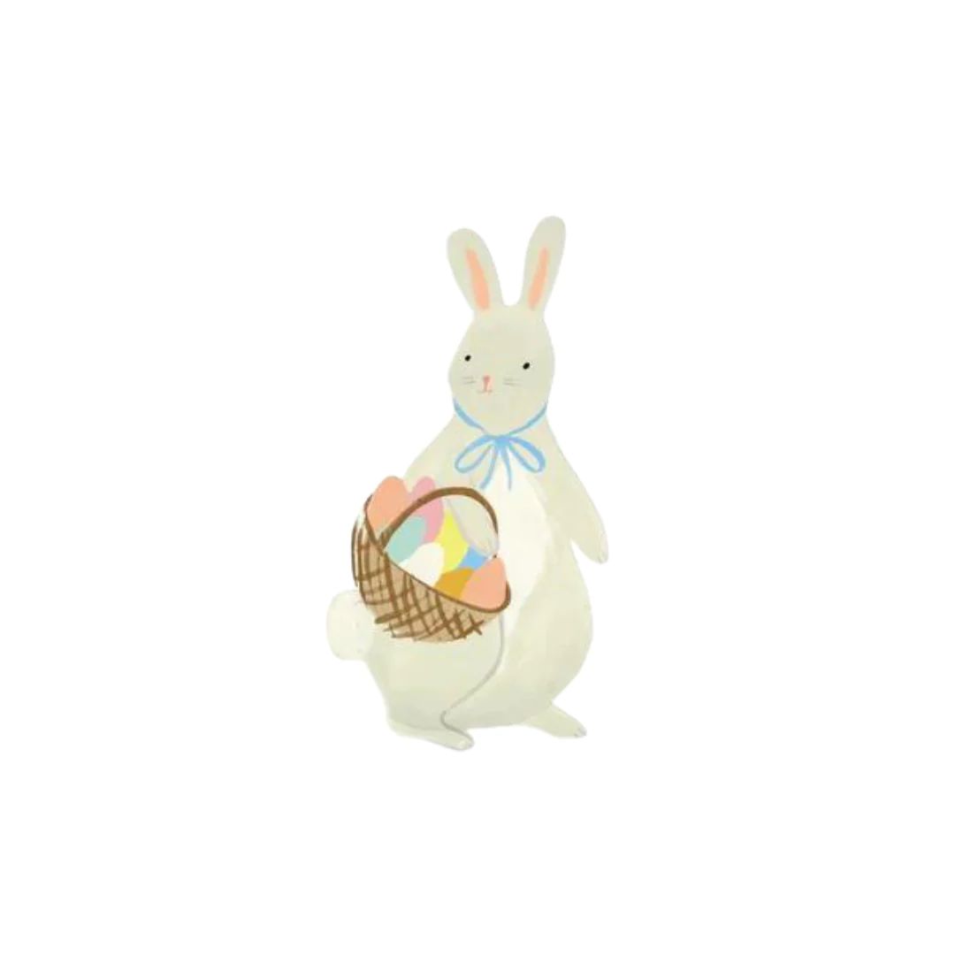 Bunny with Basket Plates | Pink Antlers