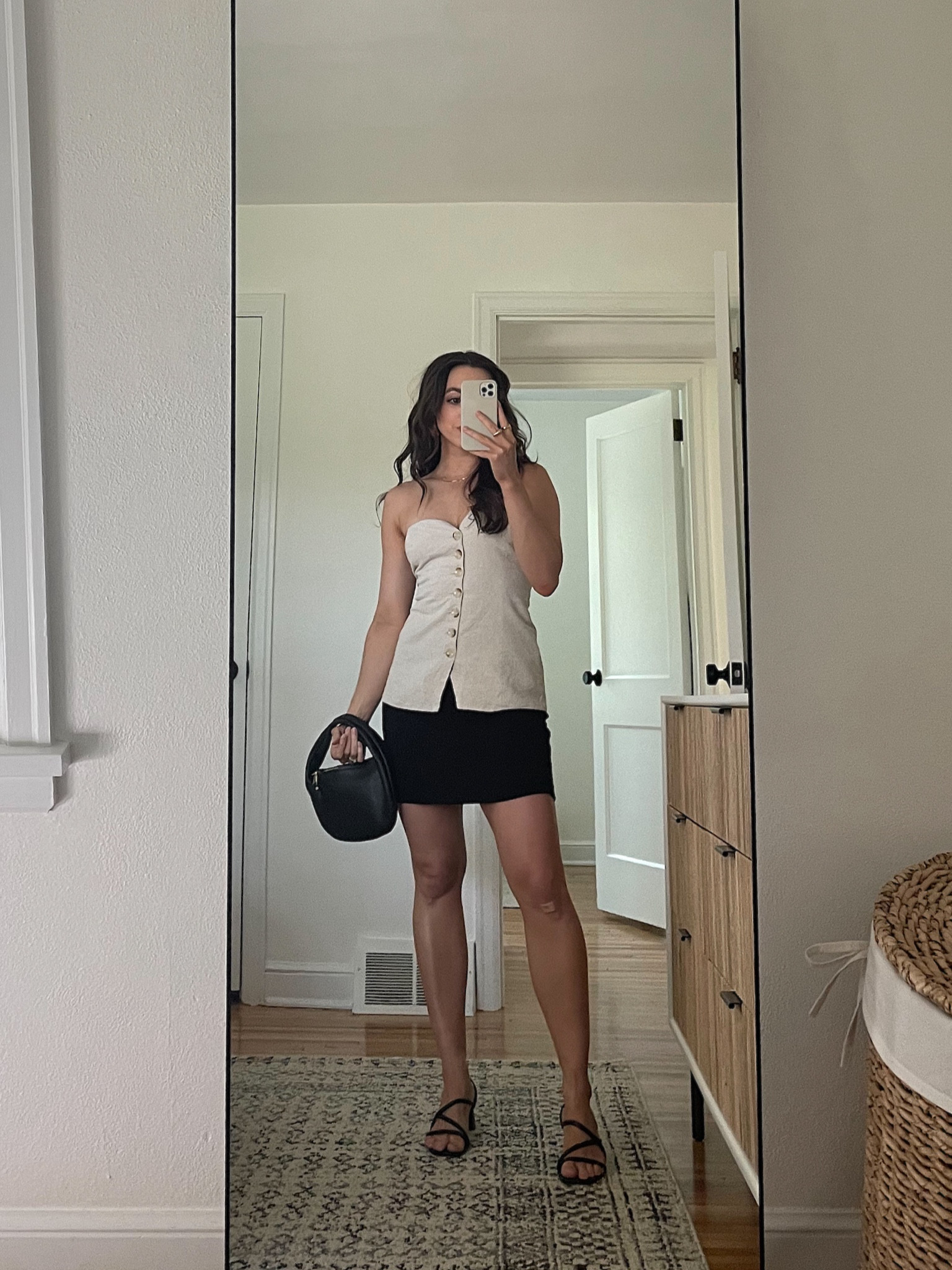 Top size xs (sized down 1)
Skirt size 6 (this size is more like mid rise on me, a 4 would probably sit high waisted)
Sandals tts

#LTKFindsUnder50 #LTKFindsUnder100 #LTKStyleTip