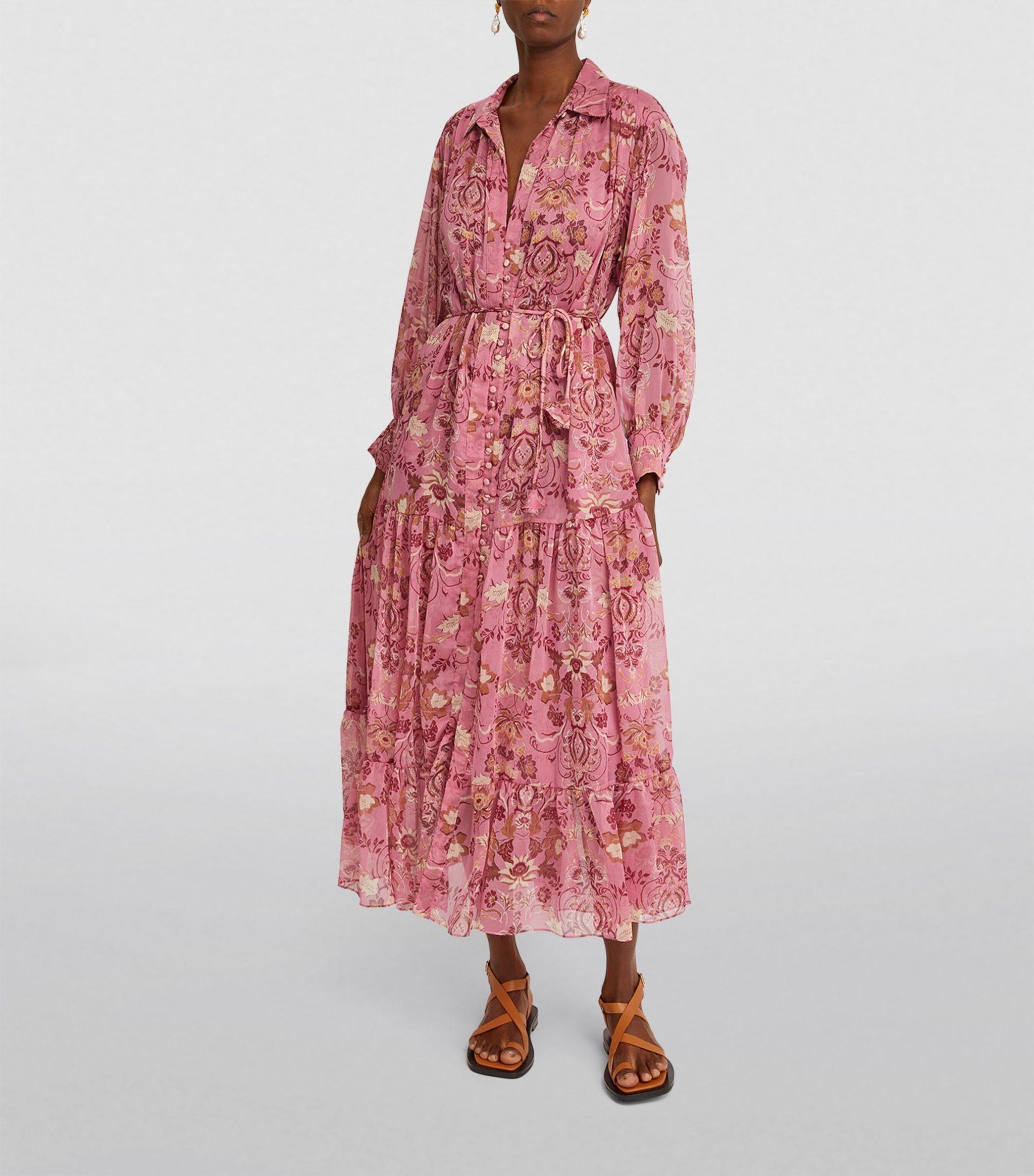 Misa Los Angeles Cristobal Mirror Flr Leigh Maxi Dress | Harrods UK | Harrods