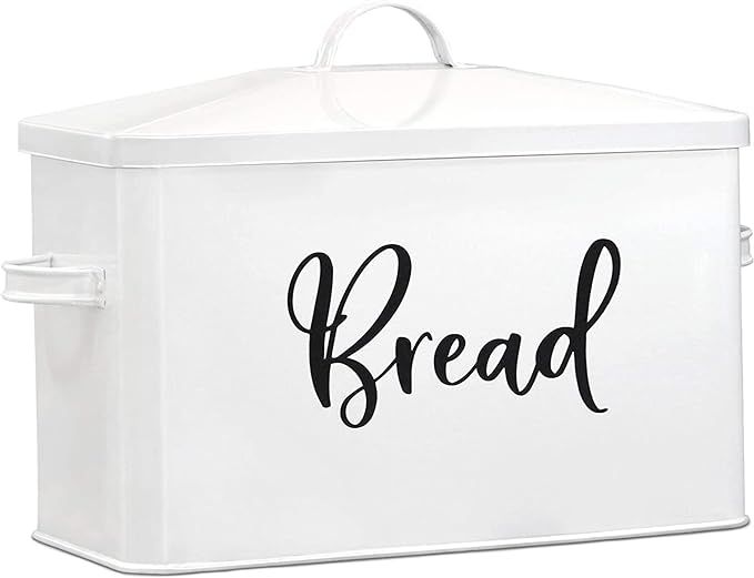 Home Acre Designs Bread Box - Large Farmhouse Decor Style Pantry Organization and Storage Contain... | Amazon (US)