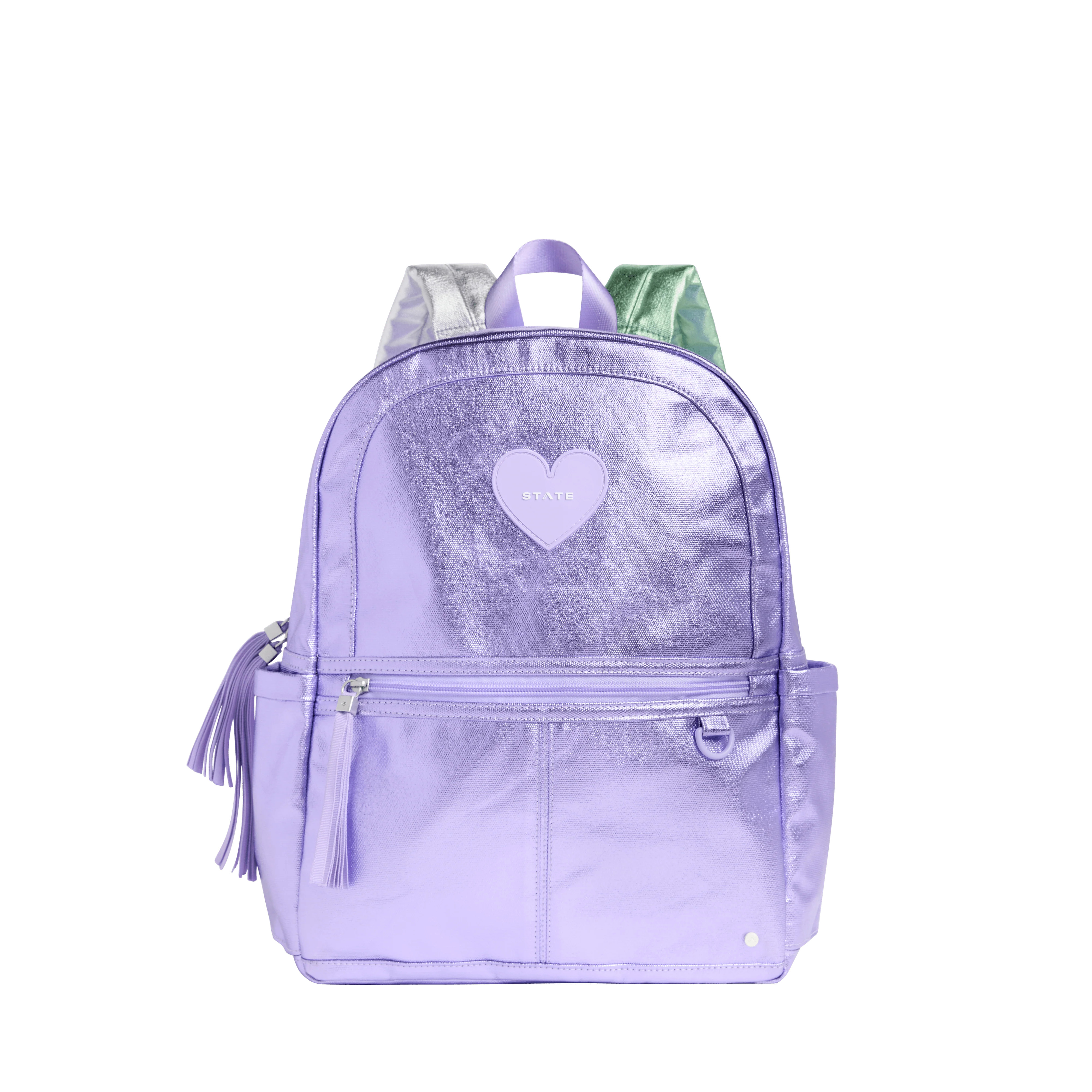 STATE Bags | Kane Double Pocket Backpack Lilac | Back to School | Travel Backpack | STATE Bags