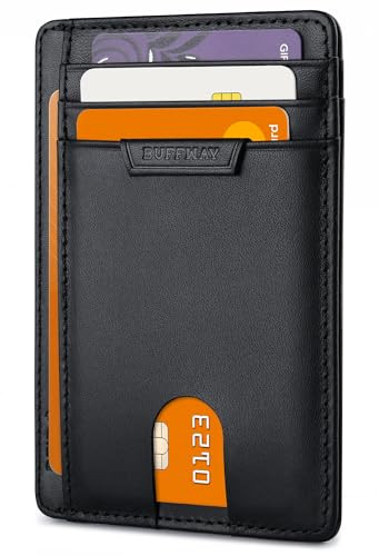 Buffway slim minimalist wallet