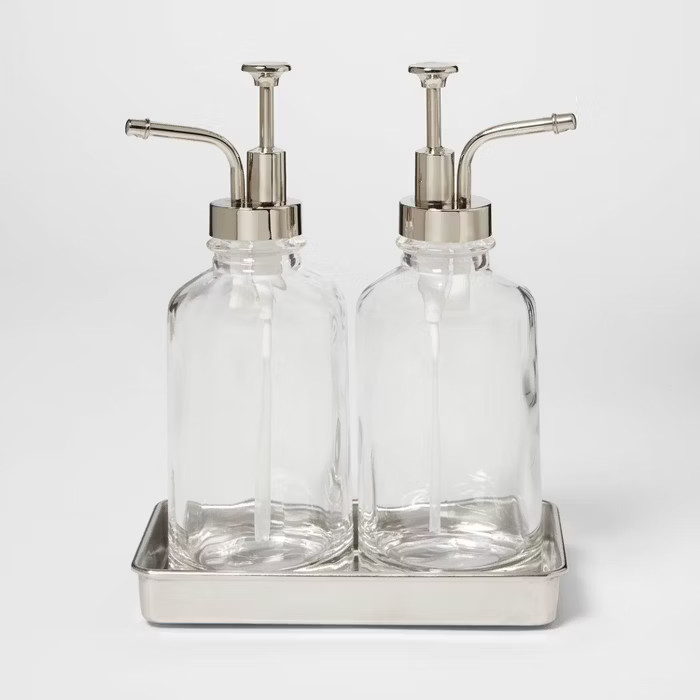 Double Soap Pump Oil Can Clear - Threshold™ | Target