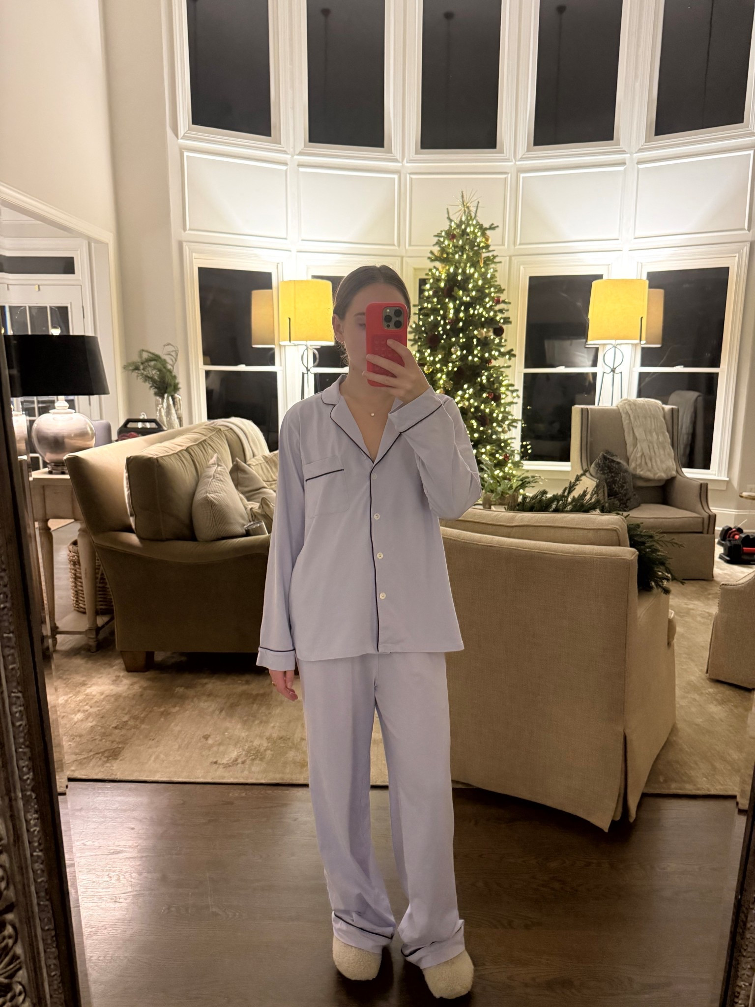 My new cozy pjs that I got for Christmas ✨