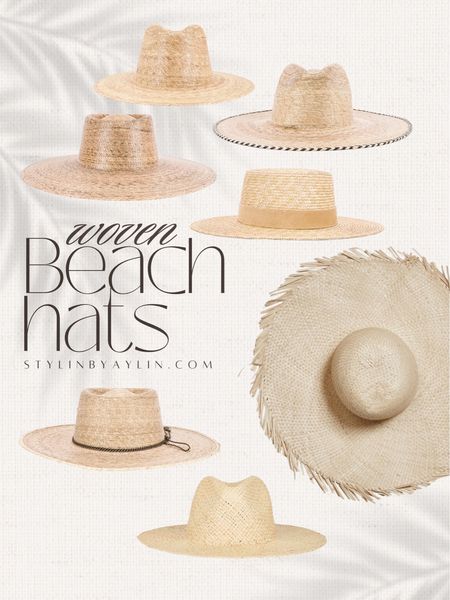 Woven beach hats, summer hat, accessories #StylinbyAylin 

#LTKstyletip #LTKSeasonal #LTKtravel