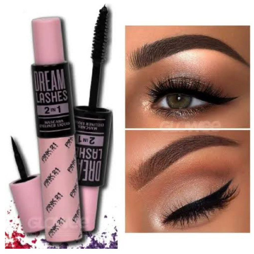 Rímel Dream Lashes Pink 21 Dream Lashes 2 in 1 CS2738 | Shopee (BR)