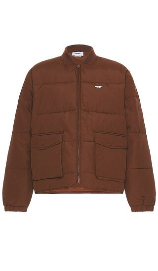 Obey Charlie Jacket in Brown. - size M (also in S) | Revolve Clothing (Global)