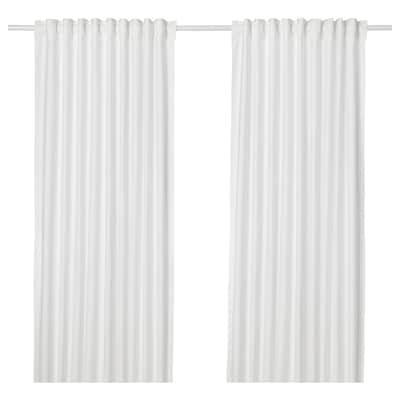 ANNALOUISA Curtains, 1 pair - white - IKEA | IKEA (DE)