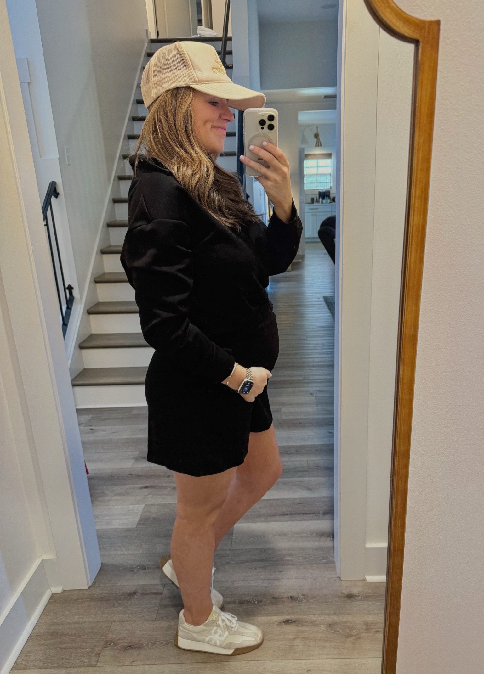 Suns out, Bumps out! Went to order my favorite tow piece skort set in the next size up to carry me through my pregnancy and the dark grey option was marker down to $26! 

So soft, with pockets and a drawstring, it’s such a great transition for spring  

#LTKSaleAlert #LTKFindsUnder50 #LTKBump