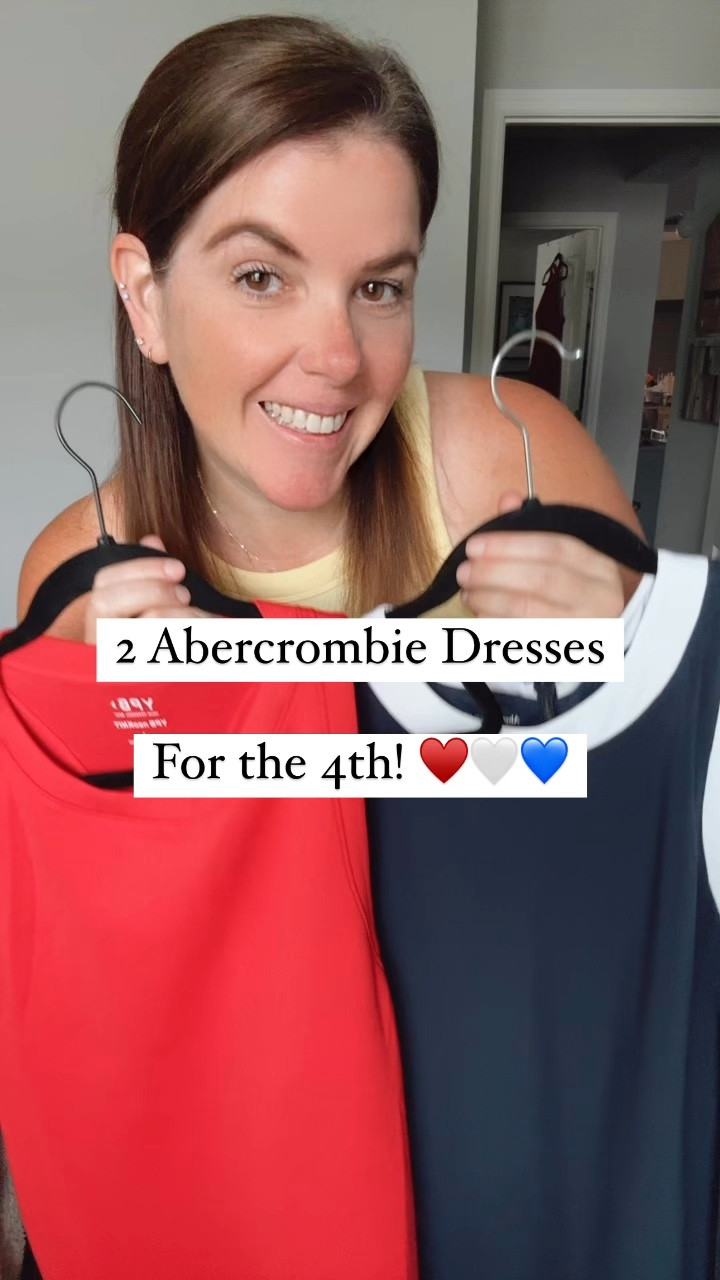 2 cute dresses for the 4th! They both are from Abercrombie, they both run TTS, they both come in other color options and they are both under $100! 

#LTKMidsize #LTKFindsUnder100 #LTKStyleTip