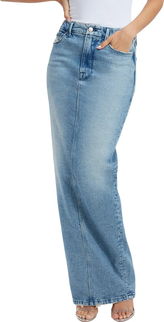 Denim Maxi Skirt | Nordstrom