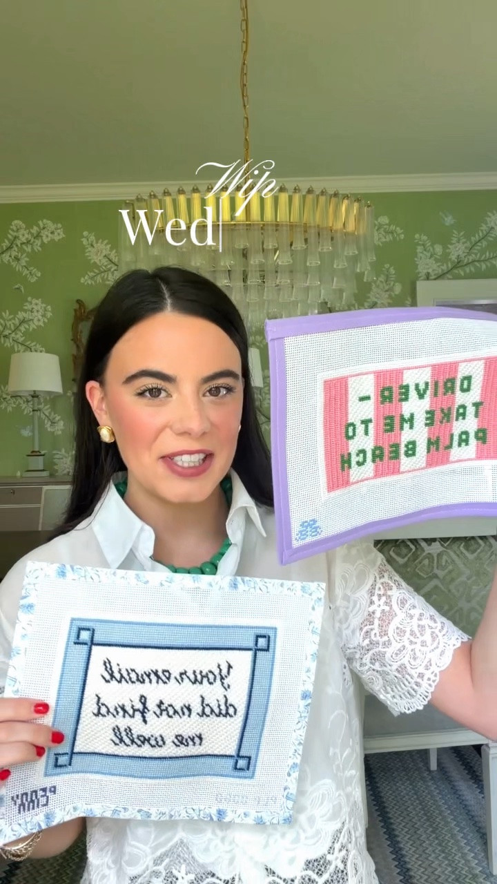 Happy WIP Wednesday! Sharing a few finished needlepoint projects! 🪡