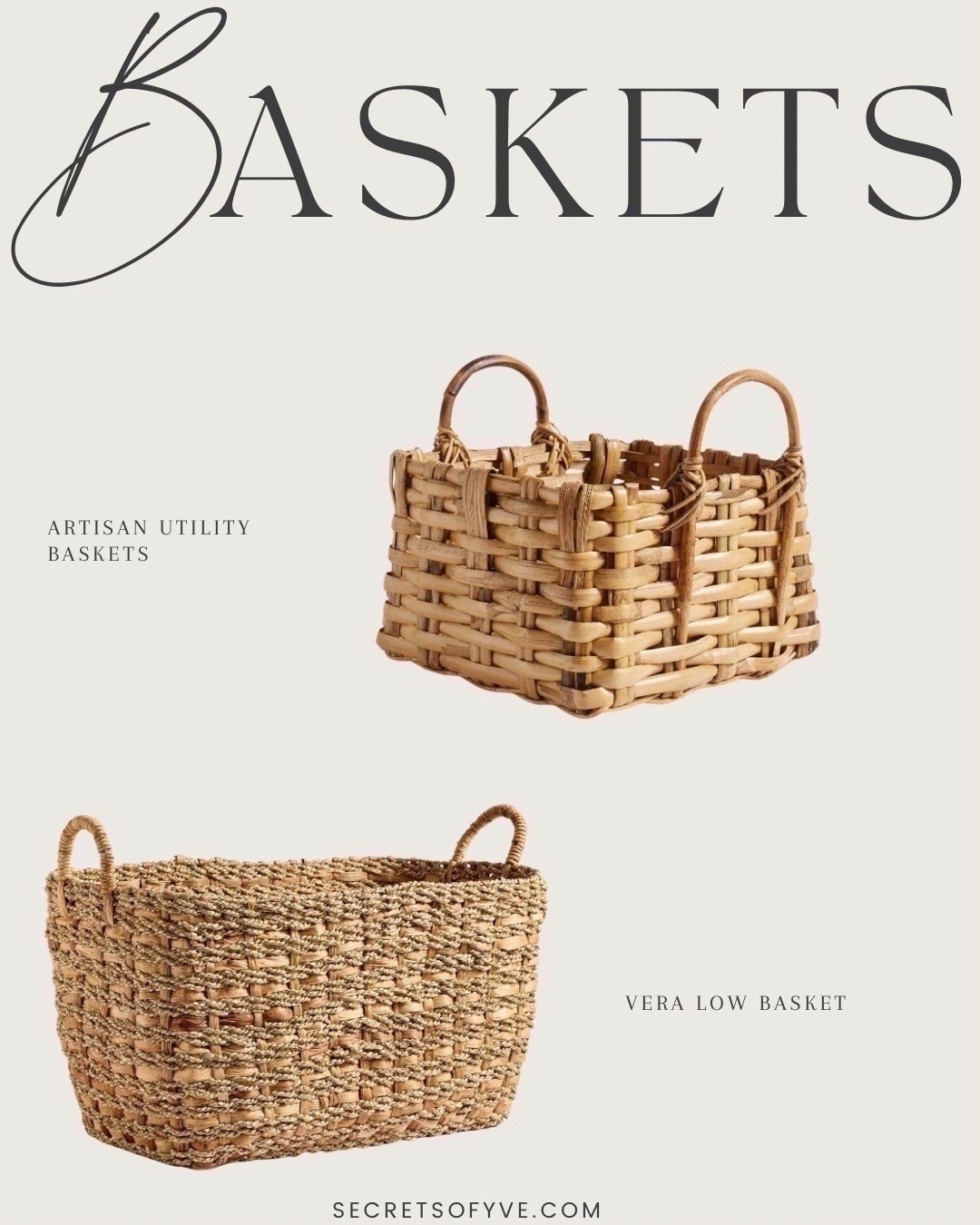 SecretsofYve: beautiful and multifunctional @potterybarn baskets! 🧺 
Pick some as gifts.
#Secretsofyve #ltkgiftguide
Always humbled & thankful to have you here.. New posts daily at 3pm & 4:15pm EST. 
CEO: PATESI Global & PATESIfoundation.org
@secretsofyve : where beautiful meets practical, comfy meets style, affordable meets glam with a splash of splurge every now and then. I do LOVE a good sale and combining codes! #ltkstyletip #ltksalealert #ltkfamily #ltku #ltkfindsunder100 #ltkfindsunder50 #ltkover40 #ltkpetite #ltkplussize #ltkmidsize #ltktravel #ltkparties #ltkbump secretsofyve 

#LTKKids #LTKHome #LTKSeasonal