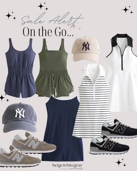 Fit check! Pickleball anyone?? Or for the mom on the go! Summer athleisure wear and still look put together. Abercrombie. Beigewhitegray/ Mariana 

#LTKFitness #LTKFindsUnder100 #LTKSaleAlert