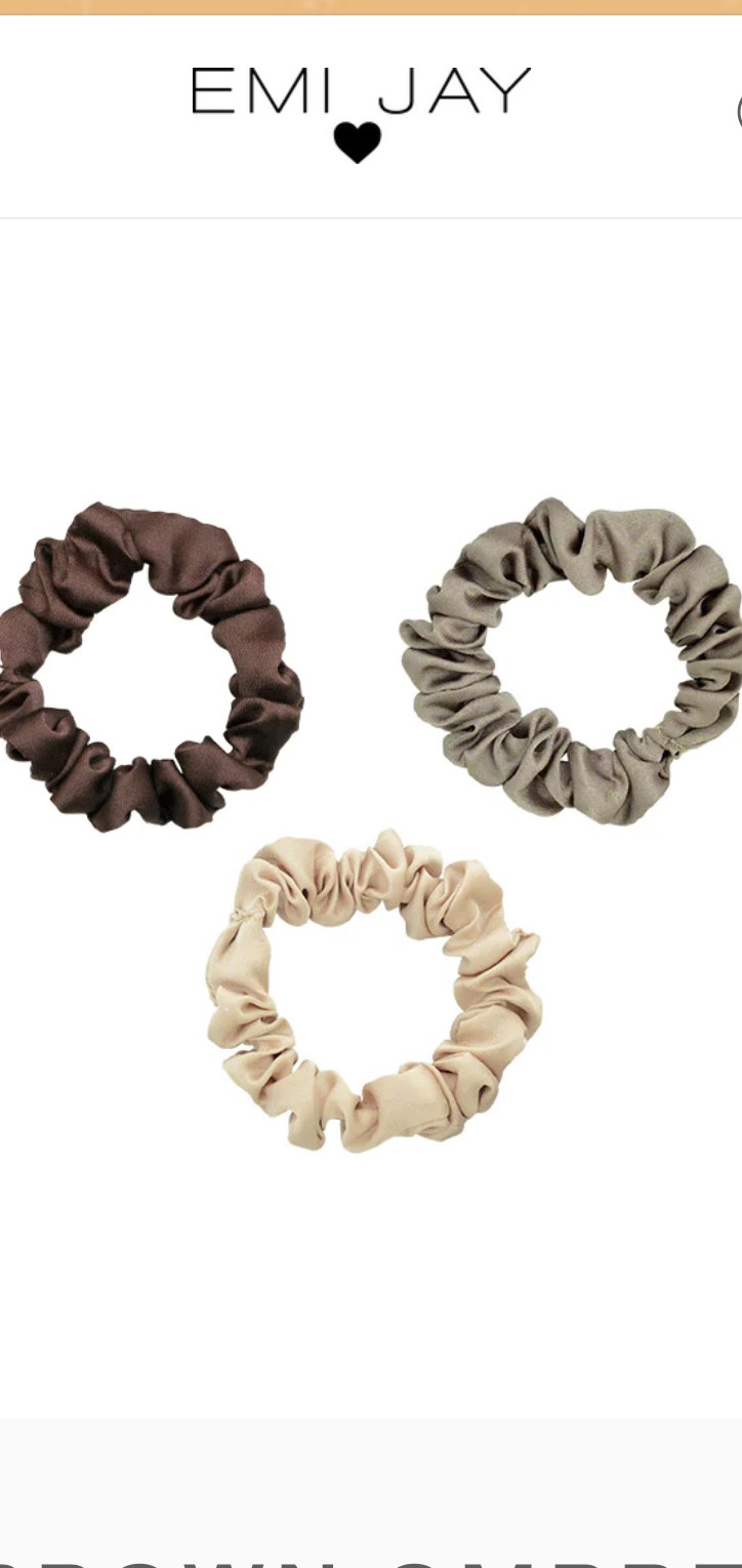Silky hair ties, All shades of the browns and golds 🤎🤩☕️ 