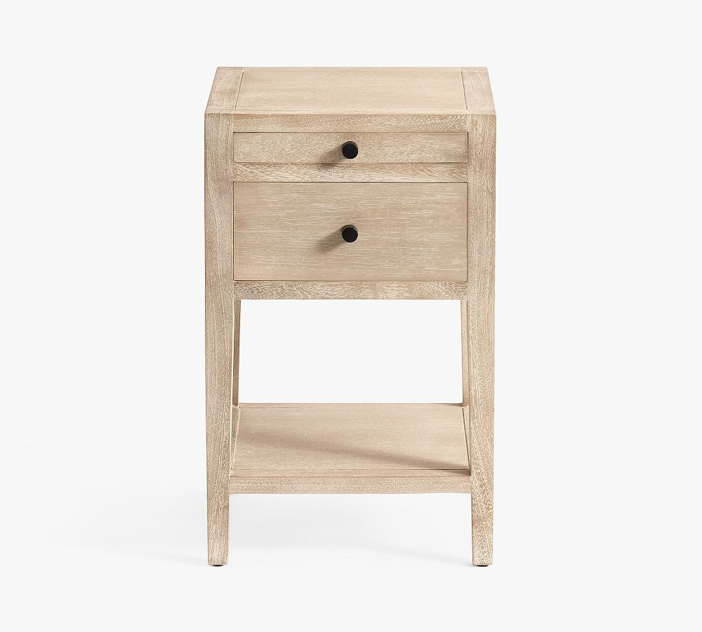 Rylee Mini Nightstand, White Wash | Pottery Barn (US)