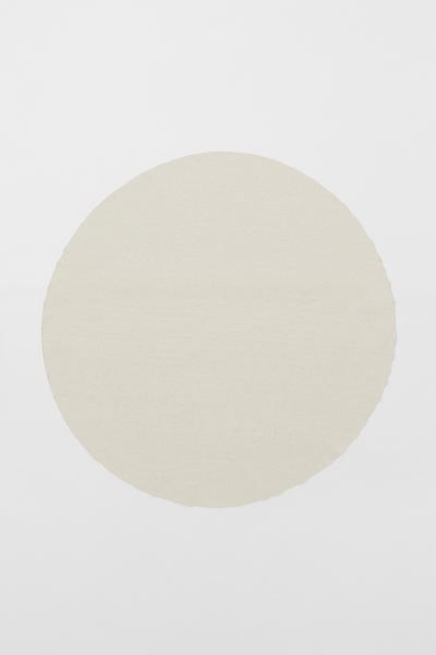 Round Linen-blend Tablecloth - Light beige - Home All | H&M US | H&M (US + CA)