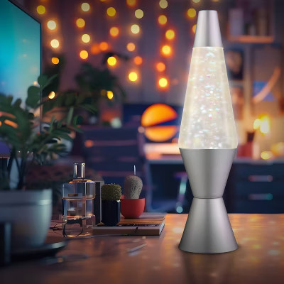 LAVA 14.5" Iridescent Glitter Novelty Table Lamp | Target