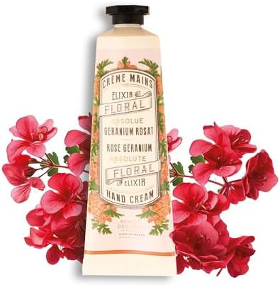Panier des Sens - Small Hand Cream for Dry Cracked Hands – Rose Geranium Mini Hand Lotion for D... | Amazon (US)