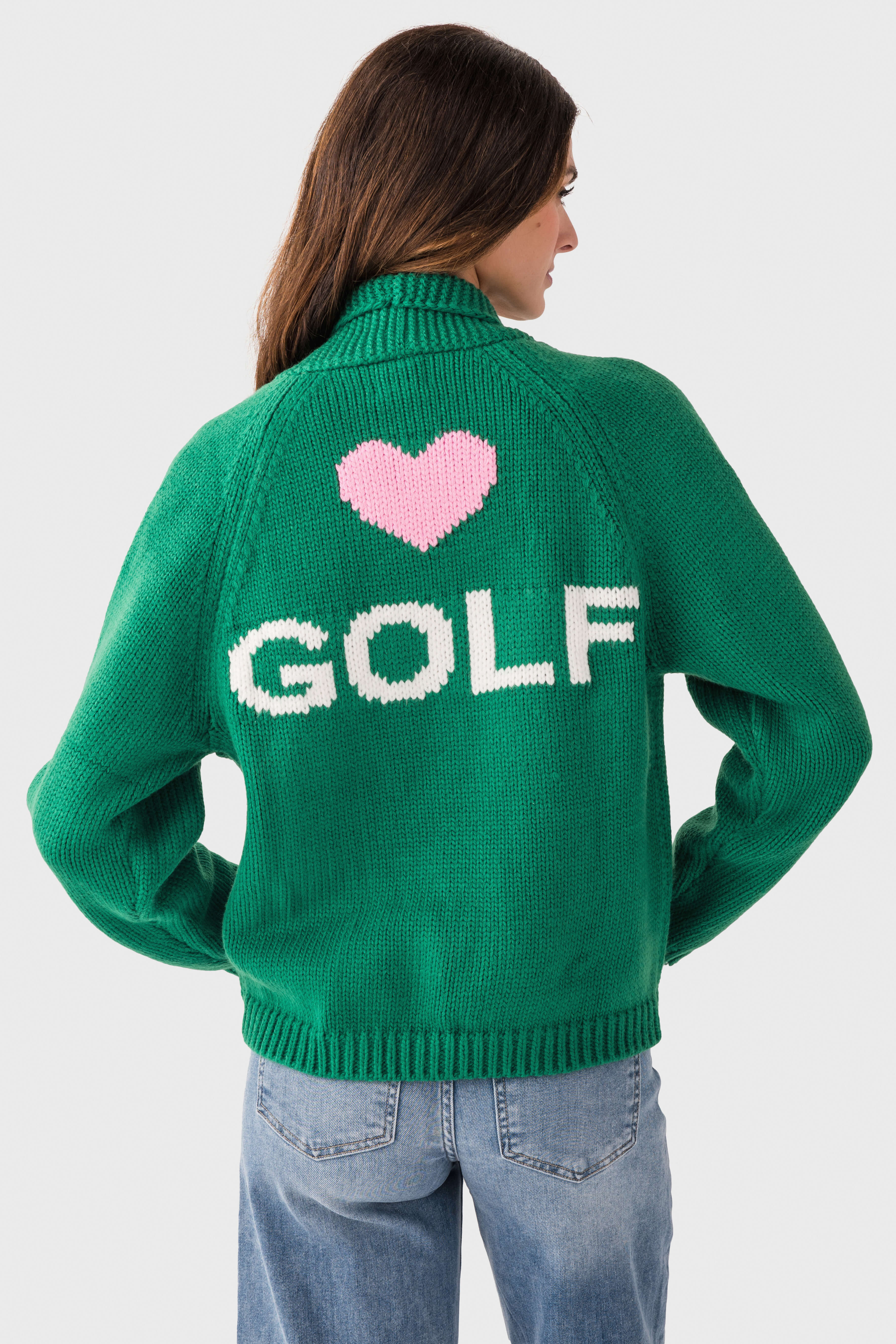 Pink Pineapple Love Golf Cardigan | Social Threads