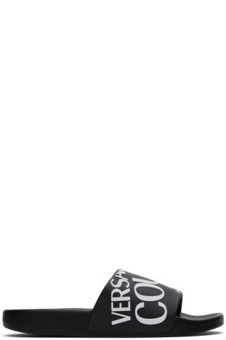 Black Logo Slides | SSENSE