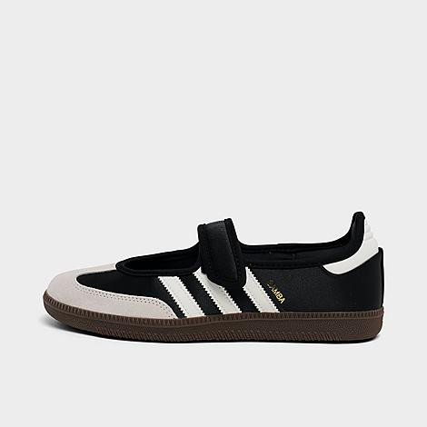 adidas Women's Originals Samba Jane Casual Shoes in Core Black/Off White Size: 5.5 | JD Sports (US)