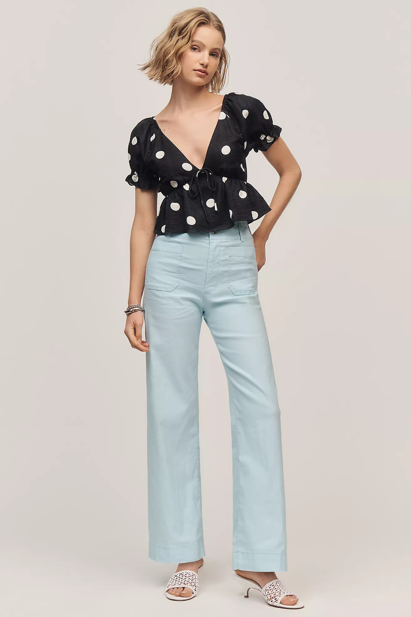 The Colette Full-Length Wide-Leg Pants by Maeve | Anthropologie (US)