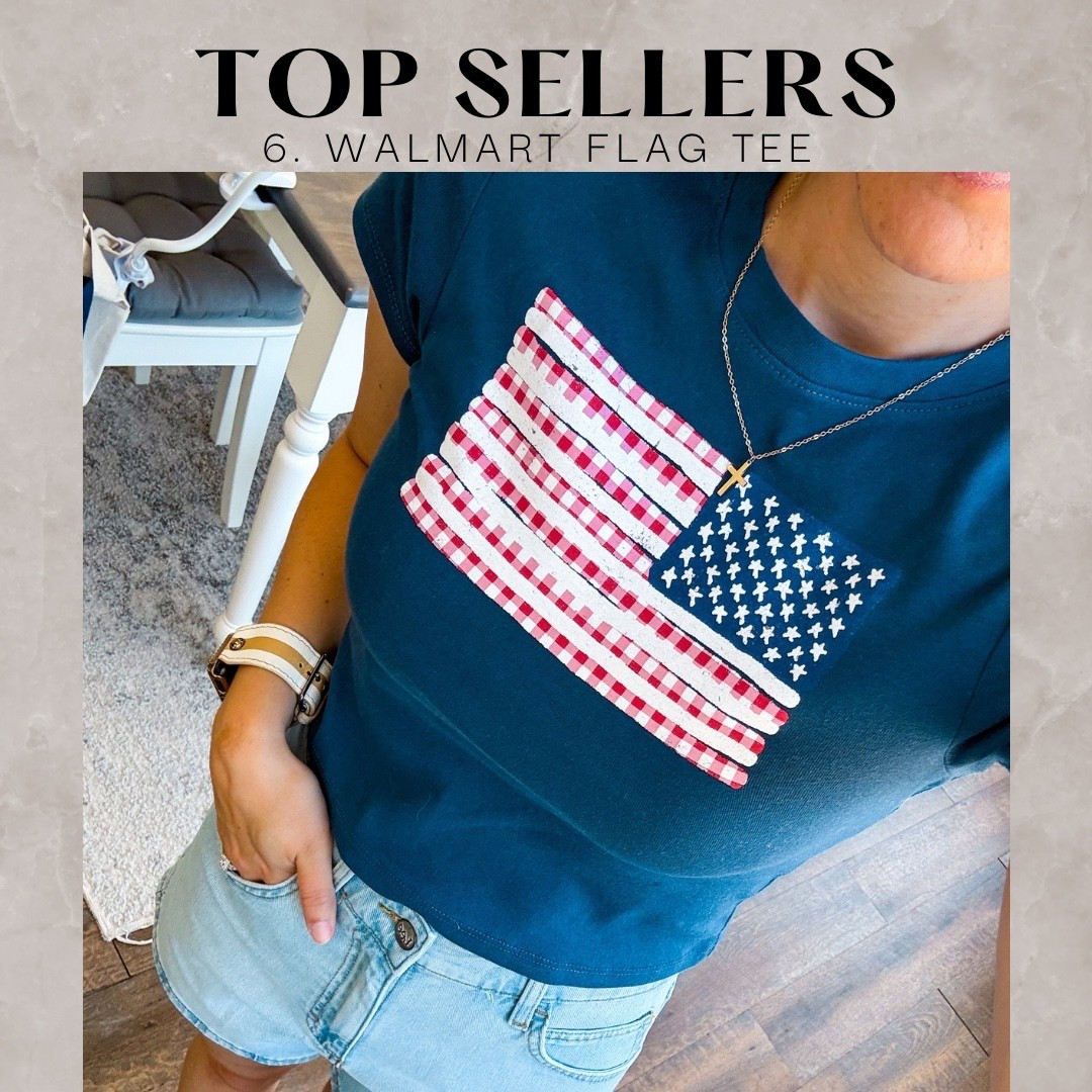 Weekly best seller 
Walmart tee

#LTKootd #LTKgrwm #LTKmomlife