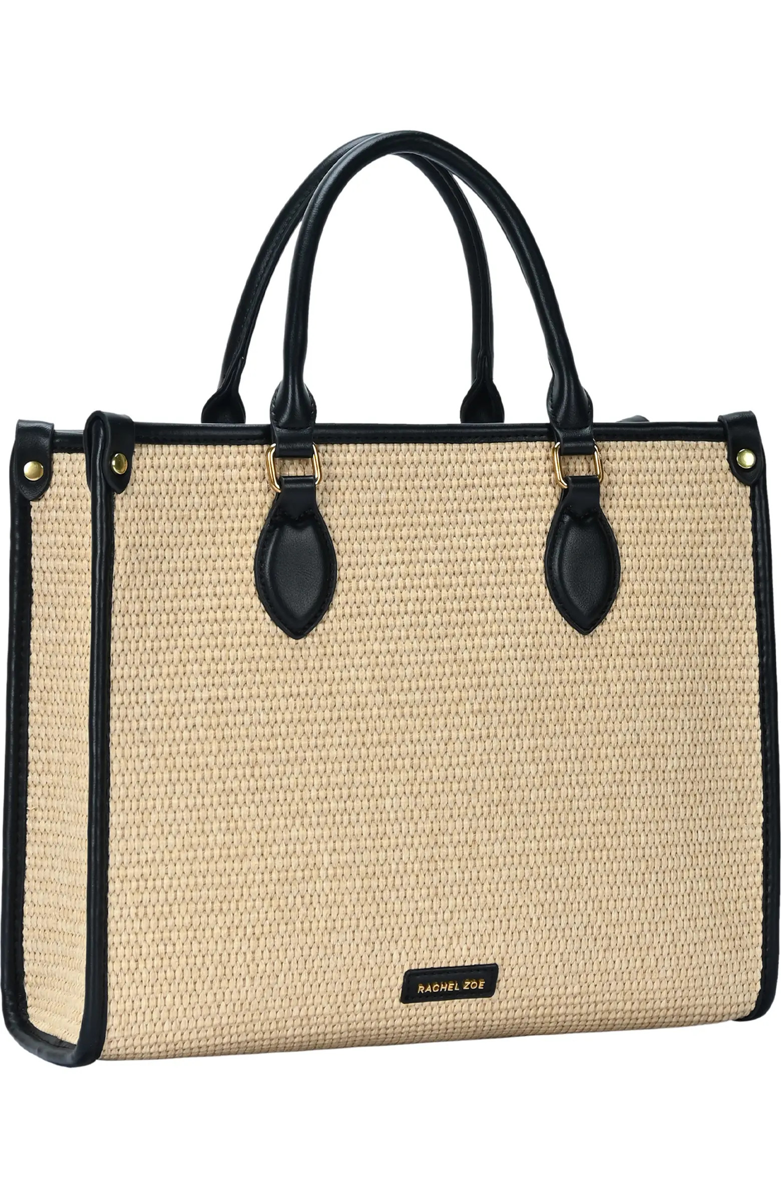 Rachel Zoe Raffia Contrast Tote Bag | Nordstromrack | Nordstrom Rack