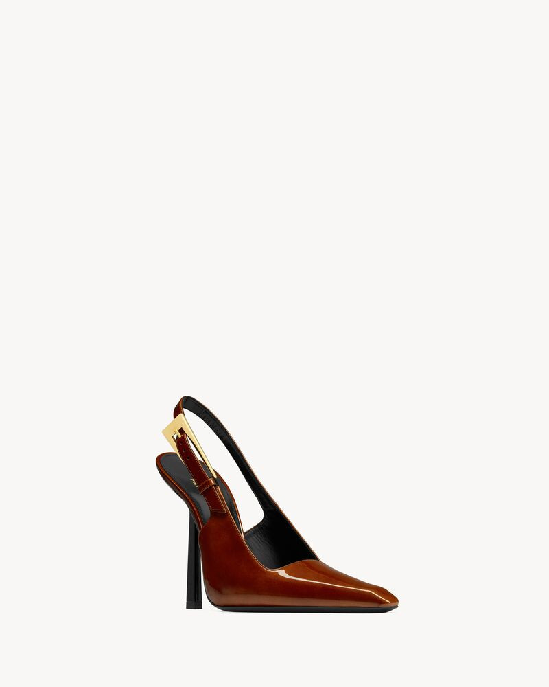 lee slingback pumps in patent leather | Saint Laurent Inc. (Global)