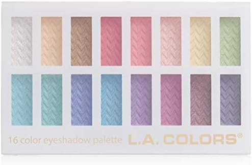 L.A. COLORS 16 Color Eyeshadow Palette, Haute, 1.02 Ounce | Amazon (US)