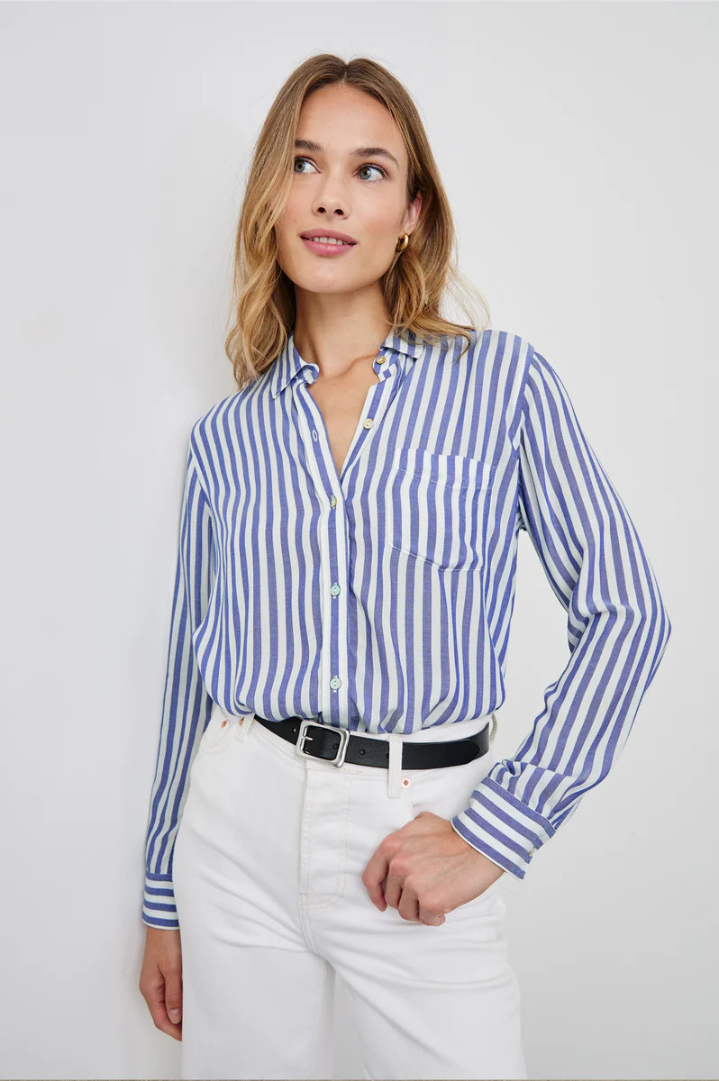 WREN SHIRT - BLUE WHITE | Rails