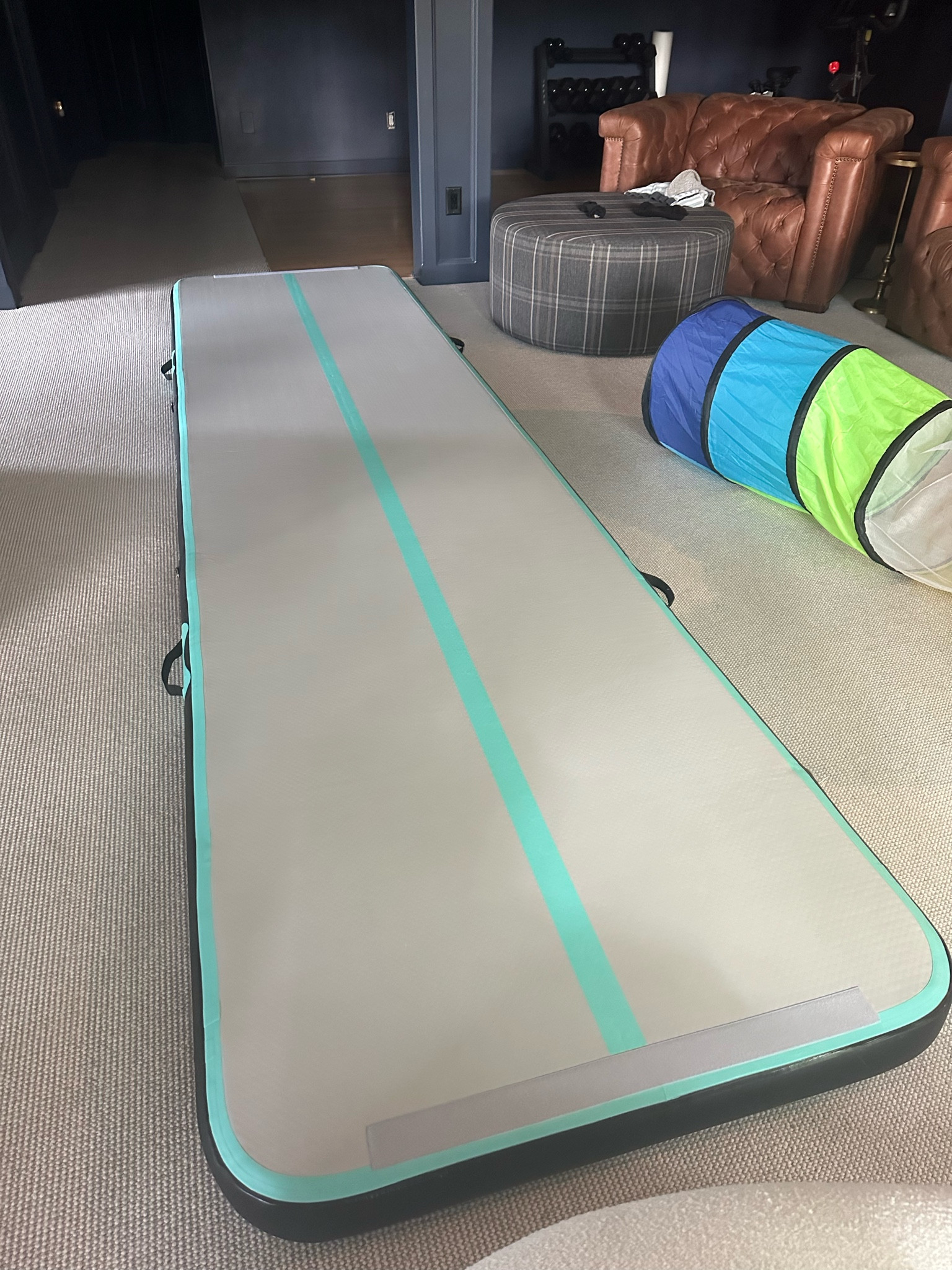 Looking for fun indoor entertainment for those brutally hot (or rainy)  summer days? This tumbling mat is a huge hit in our house. 

#LTKFamily #LTKFindsUnder100 #LTKKids